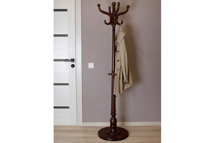 Вешалка напольная В 1Н тёмно-коричневый-6