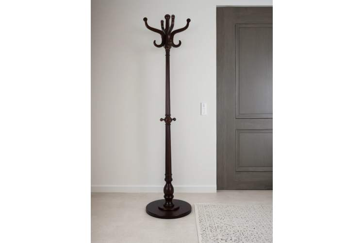 Вешалка напольная В 1Н тёмно-коричневый-9