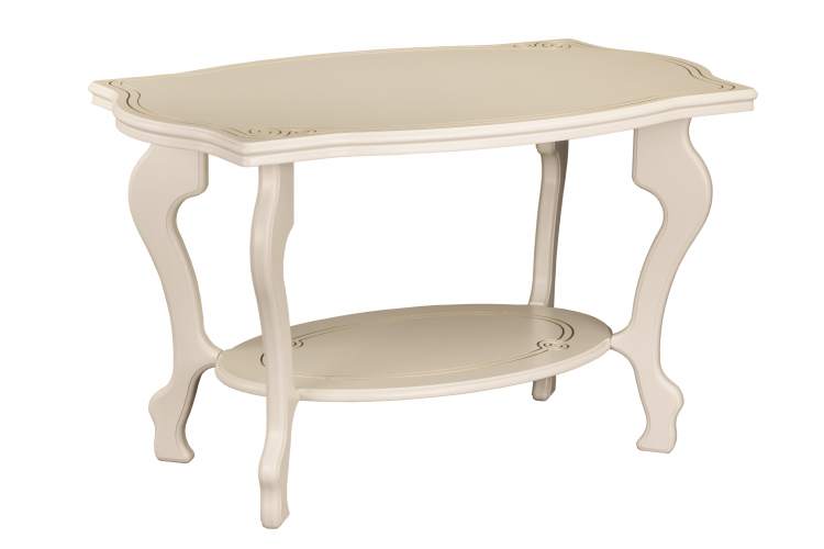 Стол журнальный Берже 1 слоновая кость