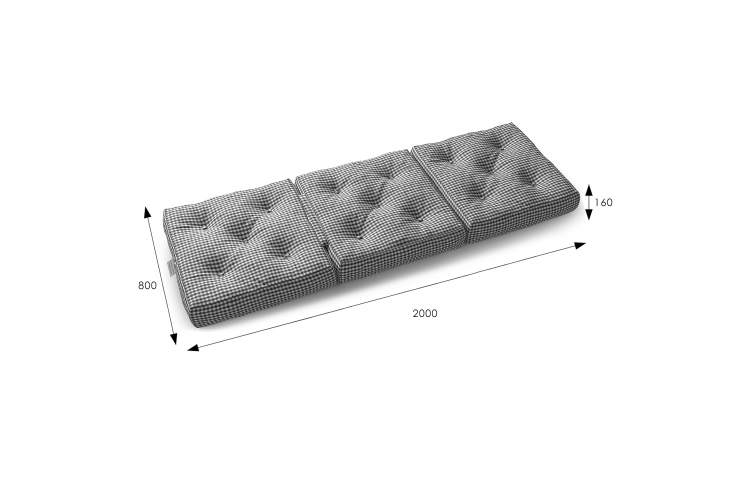 Футон C ткань black-12