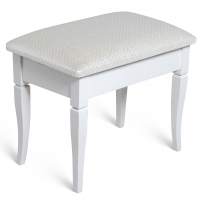 Банкетка Ретро М с ящиком белый, ткань экокожа белый