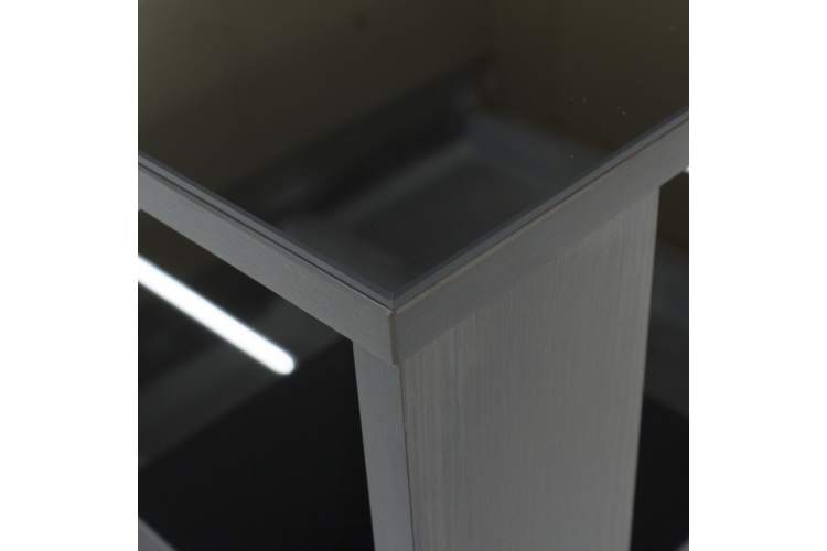 Стол журнальный BeautyStyle 6 венге/стекло черное-3