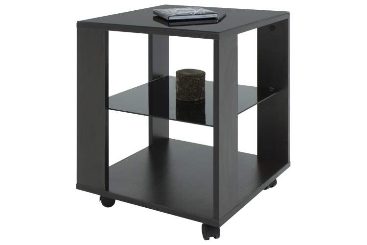 Стол журнальный BeautyStyle 6 венге/стекло черное-6