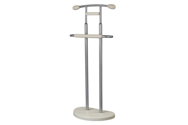 Вешалка костюмная ГАЛАНТ 333 металлик/слоновая кость