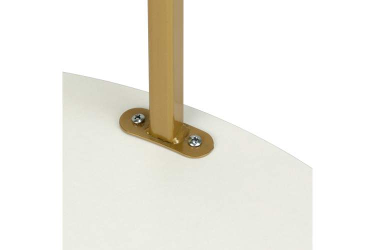 Стол журнальный МеталлАрт М001 черный мрамор/золото-4