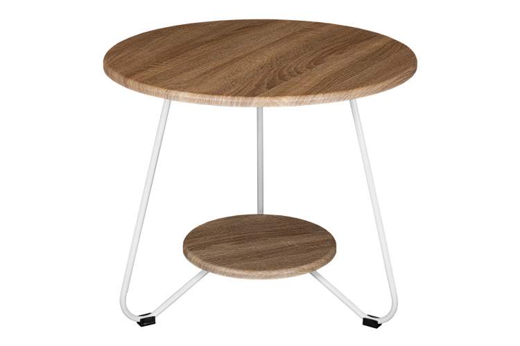 Стол журнальный BeautyStyle 38 дуб сонома/белый