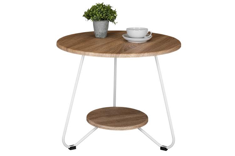 Стол журнальный BeautyStyle 38 дуб сонома/белый-6