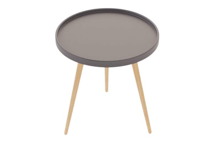 Стол журнальный Келли графит/бежевый-1