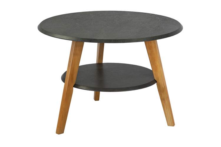 Стол журнальный BeautyStyle 17 серый бетон/бук