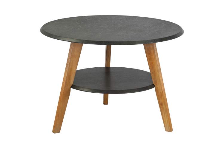 Стол журнальный BeautyStyle 17 серый бетон/бук-1
