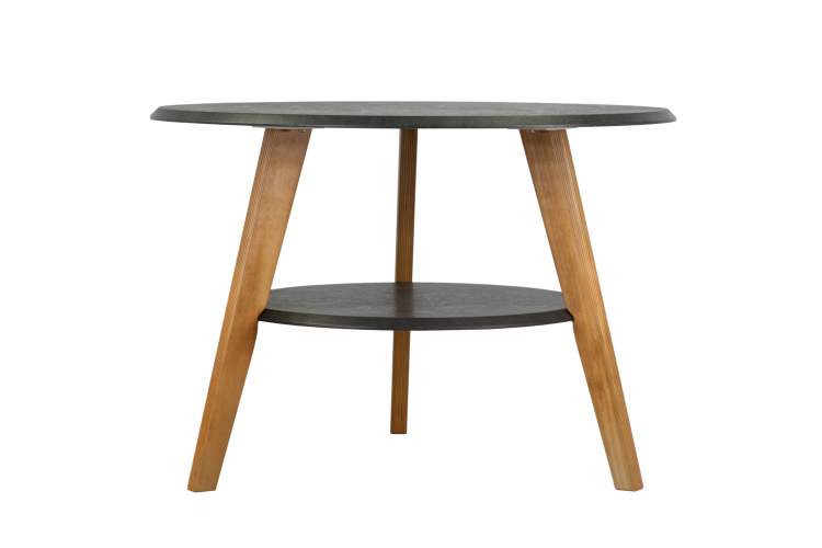 Стол журнальный BeautyStyle 17 серый бетон/бук-2