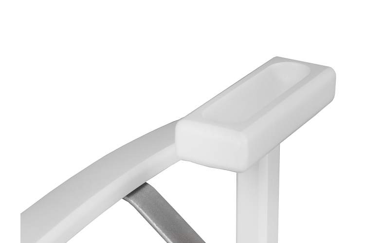 Вешалка костюмная ГАЛАНТ 340 металлик/ белый-5