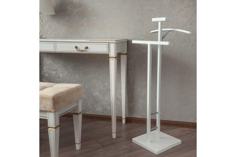 Вешалка костюмная ГАЛАНТ 340 металлик/ белый-7