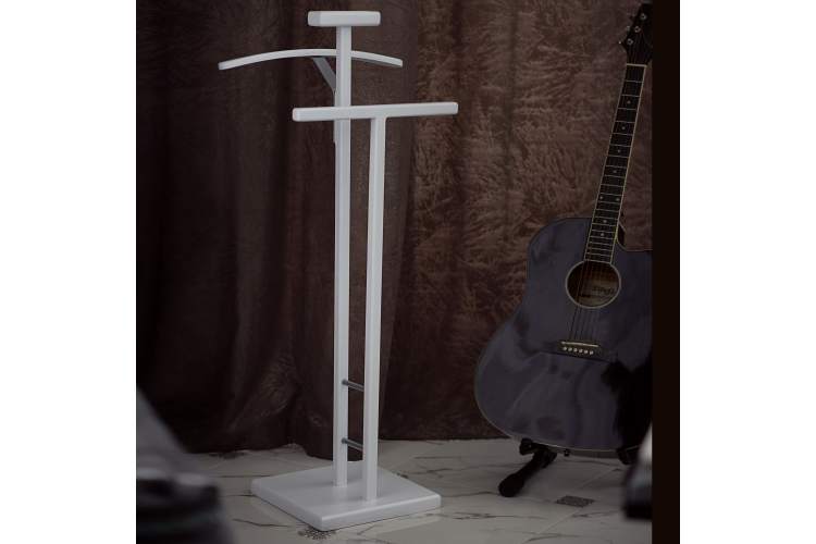 Вешалка костюмная ГАЛАНТ 340 металлик/ белый-9