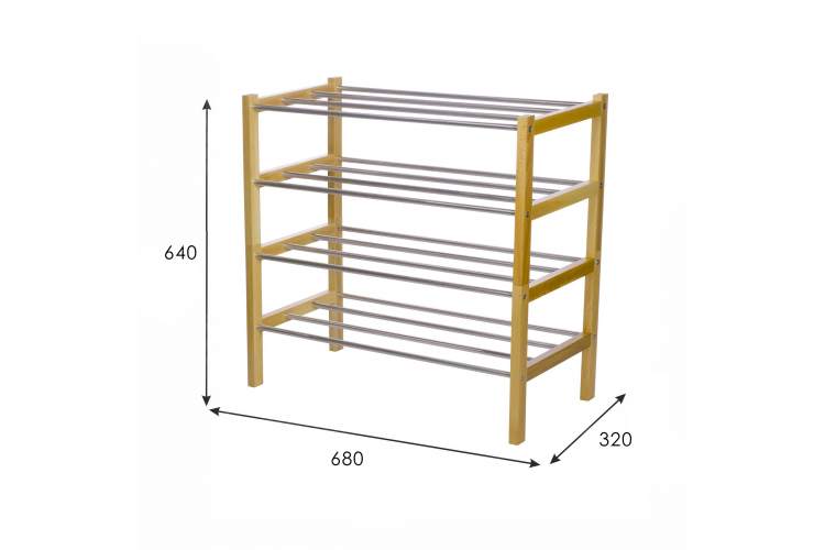 Комплект обувниц Атлас светло-коричневый (2 шт)-6