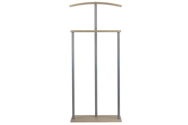 Вешалка костюмная Дэви 1 металлик/дуб сонома-1