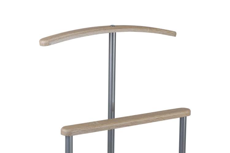 Вешалка костюмная Дэви 1 металлик/дуб сонома-3