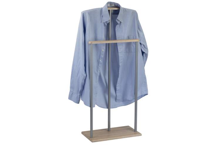 Вешалка костюмная Дэви 1 металлик/дуб сонома-5