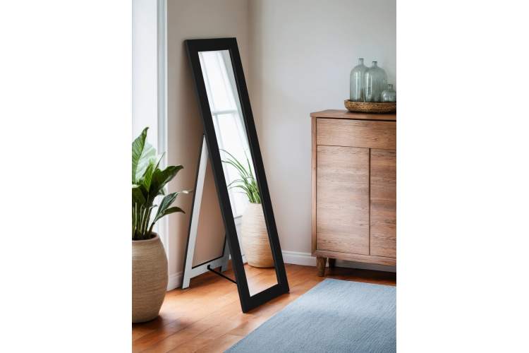 Зеркало напольное BeautyStyle 8 черный 138 см х 35 см-5