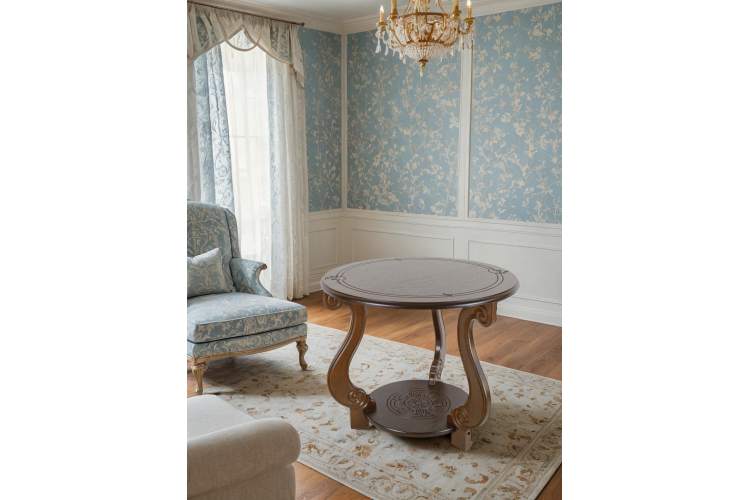 Стол журнальный Грация (М) темно-коричневый-5