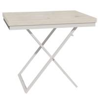 Стол-трансформер Манхэттен гаскон светлый пайн/крем в гостиную