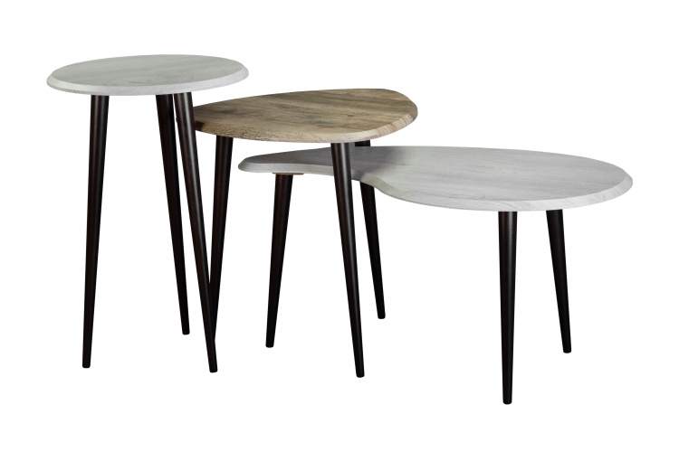 Стол журнальный BeautyStyle 2 дуб дымчатый/венге-5