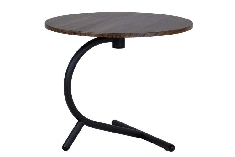 Стол журнальный Дуэт 14 дуб маррон/черный-1