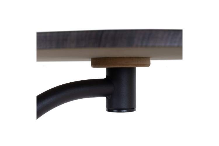 Стол журнальный Дуэт 14 дуб маррон/черный-6