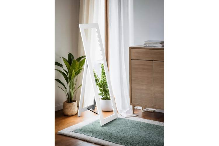 Зеркало напольное BeautyStyle 8 белый 138 см х 35 см-5