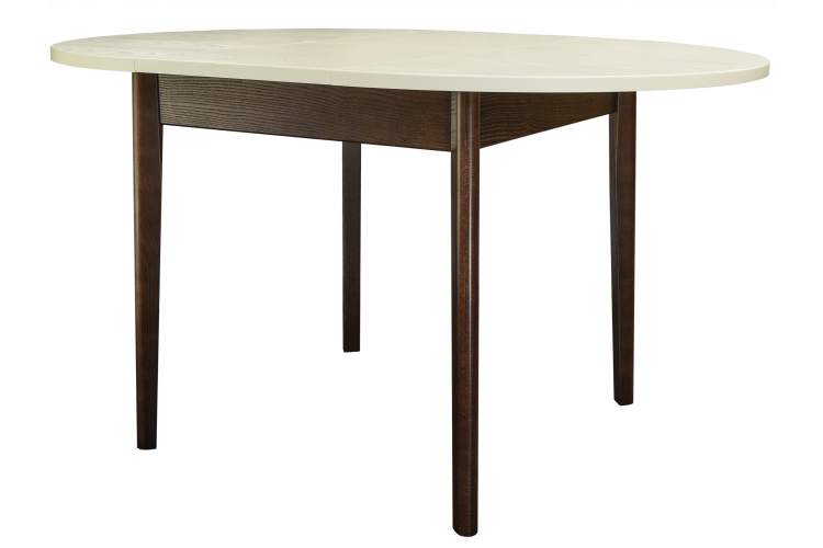 Стол обеденный Мариус М 81 раздвижной слоновая кость/орех 100/139*100-1
