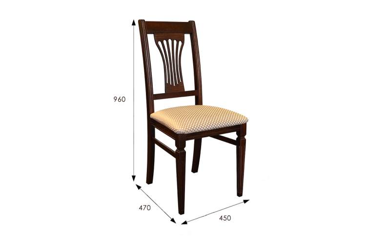 Стул Анри орех, Атина золотой-7