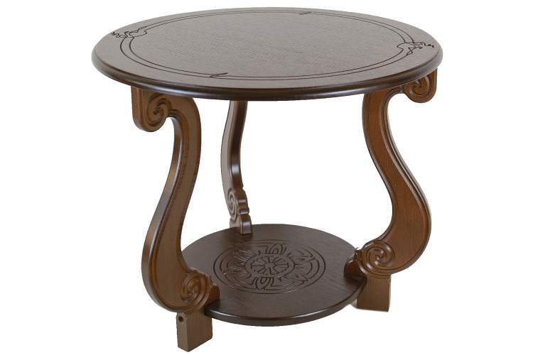 Стол журнальный Грация (М) темно-коричневый