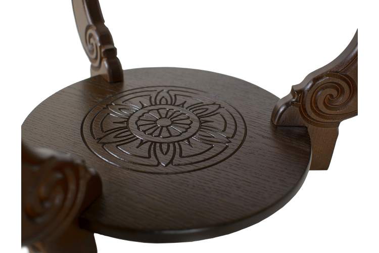 Стол журнальный Грация (М) темно-коричневый-1