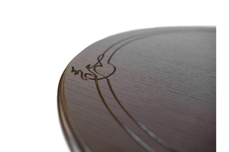 Стол журнальный Грация (М) темно-коричневый-2