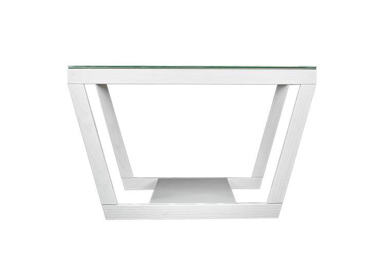 Стол журнальный BeautyStyle 1 белый глянец/стекло белое-2