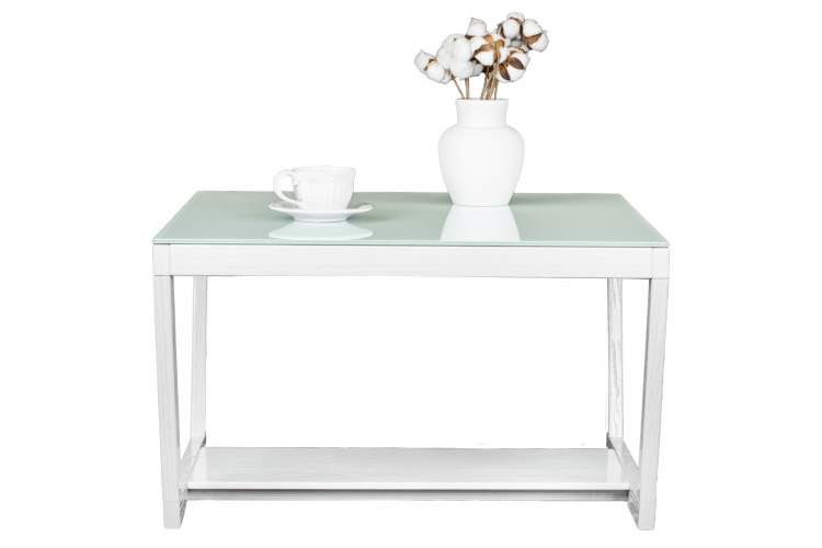 Стол журнальный BeautyStyle 1 белый глянец/стекло белое-8