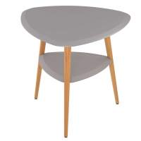 Стол журнальный Дублин графит/бук в гостиную