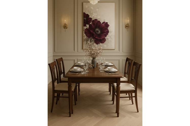 Стол обеденный Васко В 86Н орех 120/170*80-3