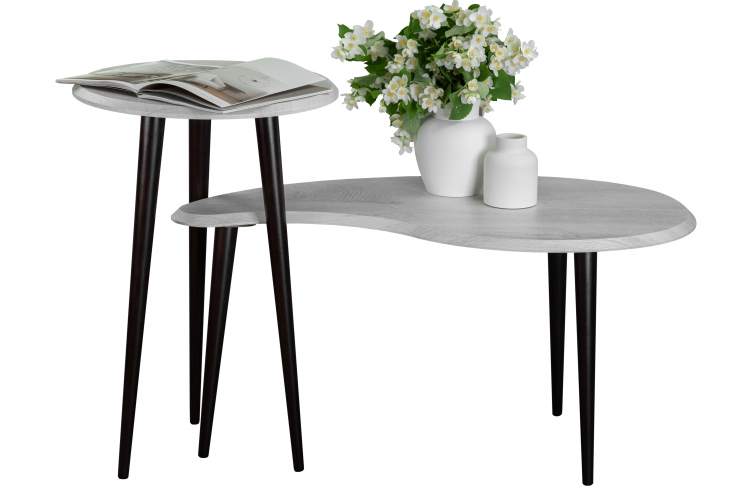 Стол журнальный BeautyStyle 2 дуб дымчатый/венге-6