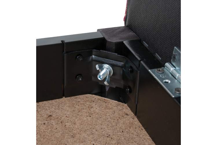 Банкетка Ретро М с ящиком венге, ткань коронка-4