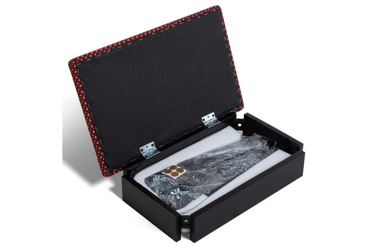 Банкетка Ретро М с ящиком венге, ткань коронка-7