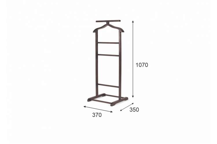 Вешалка костюмная В 6Н венге-1