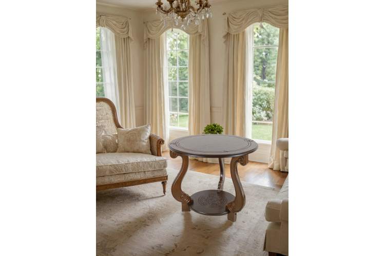 Стол журнальный Грация (М) темно-коричневый-7