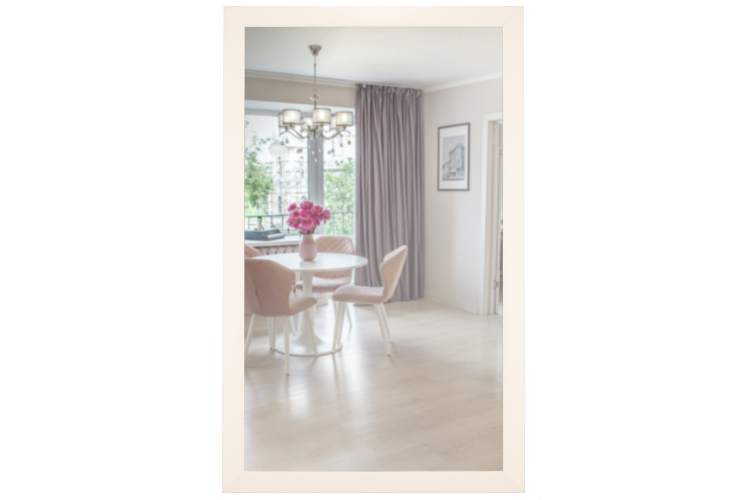 Зеркало настенное BeautyStyle 11 слоновая кость 118 см х 60,6 см-3