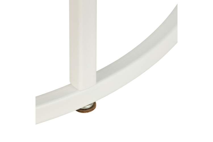 Стол журнальный МеталлАрт М001 черный мрамор/белый-3