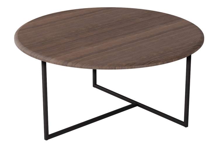 Стол журнальный Маджоре акация/чёрный