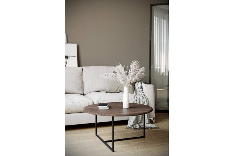 Стол журнальный Маджоре акация/чёрный-2