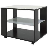 Журнальный стол Стол журнальный BeautyStyle 5 венге/стекло белое