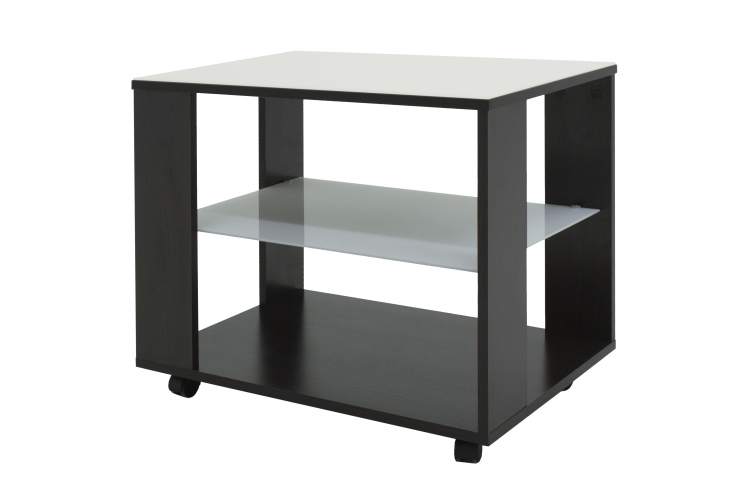 Стол журнальный BeautyStyle 5 венге/стекло белое