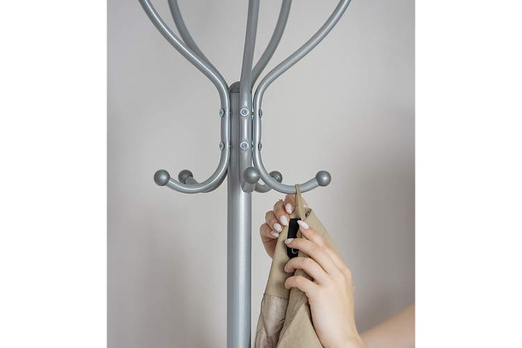 Вешалка напольная М 10 металлик-6